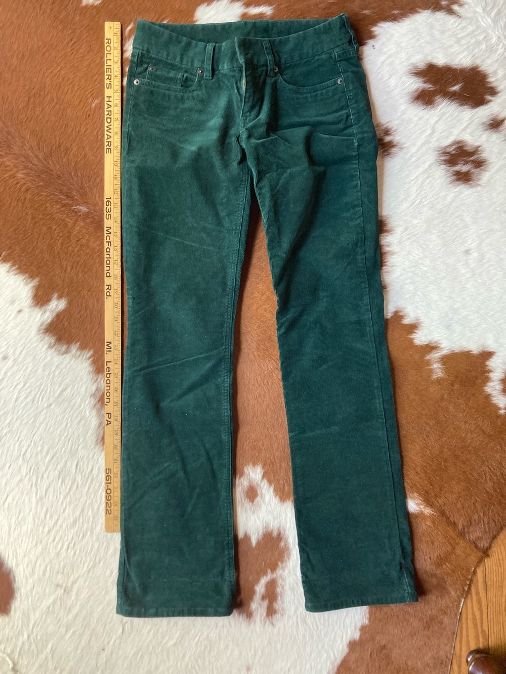 J crew Dark Green Corduroy Pants